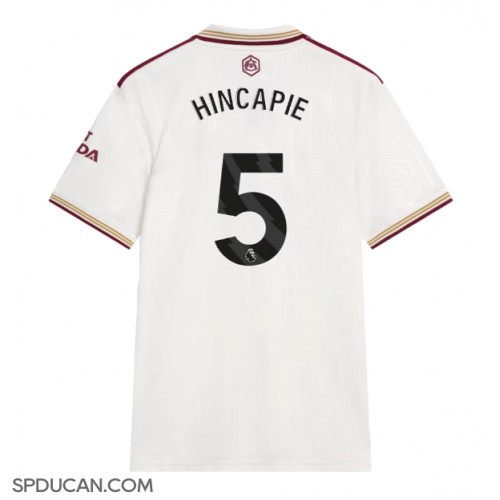 Muški Nogometni Dres Arsenal Piero Hincapie #5 Rezervni 2025-26 Kratak Rukav